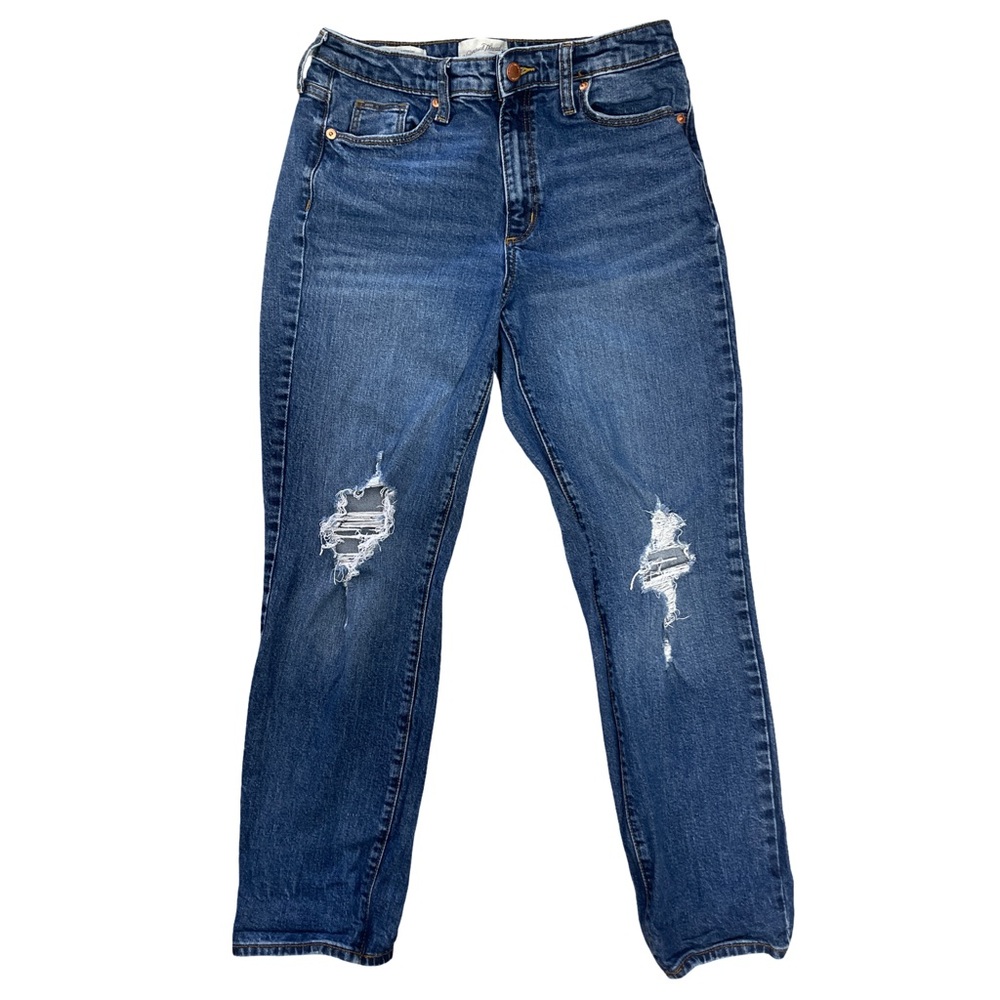 Universal Thread High-Rise Straight Distressed Jeans - 8/29R